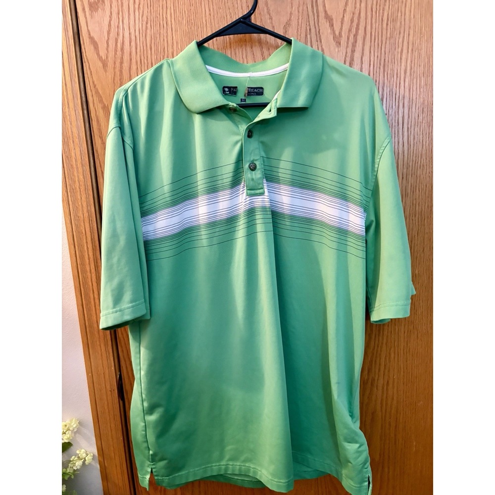 Pebble Beach M Green Golf Shirt